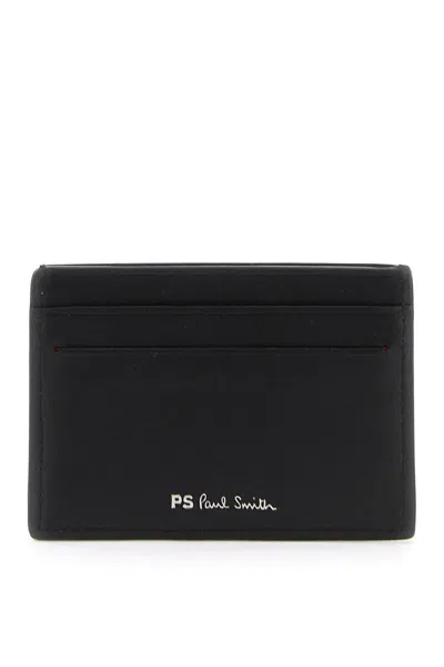Shop Ps By Paul Smith Ps Paul Smith Zebra Stripe Cardholder In Black