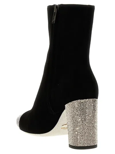 Shop René Caovilla 'bonnie' Ankle Boots In Black