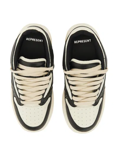 Shop Represent Sneakers In Black Vintage White