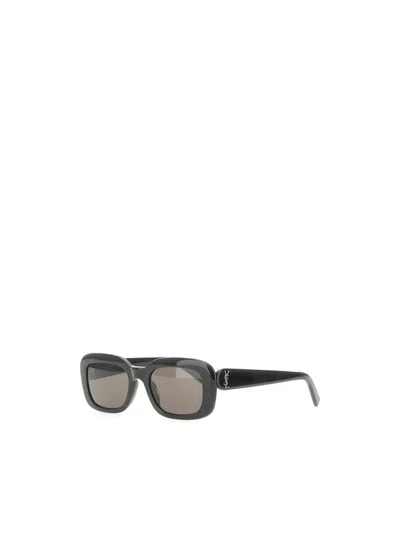 Shop Saint Laurent Sl M130 Sunglasses In Black
