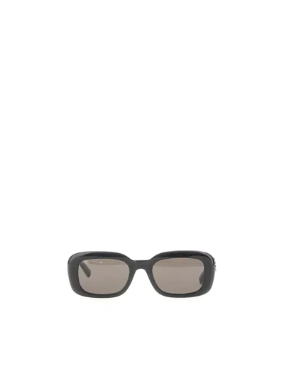 Shop Saint Laurent Sl M130 Sunglasses In Black