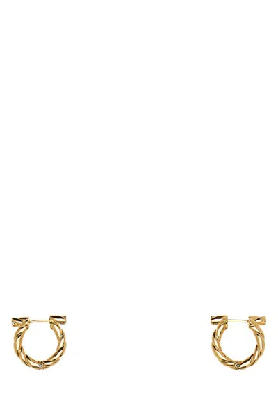 Shop Ferragamo Salvatore  Earrings In Gold