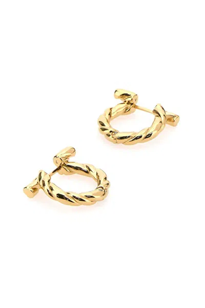 Shop Ferragamo Salvatore  Earrings In Gold