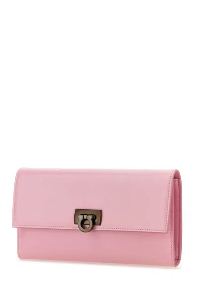 Shop Ferragamo Salvatore  Wallets In Pink