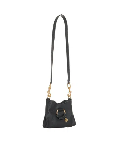 Shop See By Chloé Joan Leather Crossbody Bag In Black