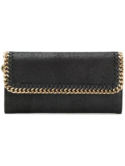 Shop Stella Mccartney Flap Wallet Accessories In Black