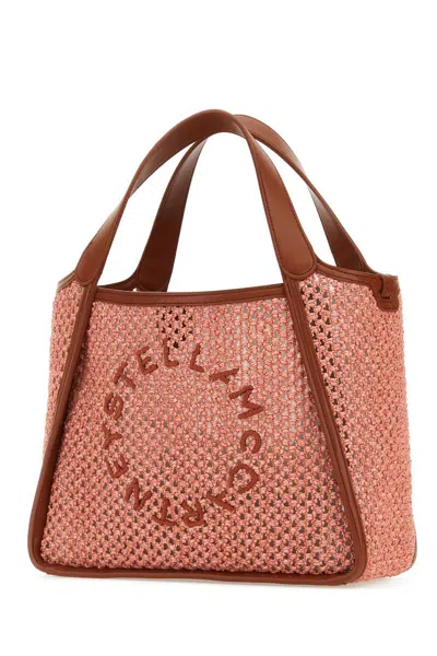 Shop Stella Mccartney 'stella Logo' Crossbody Bag In Brown