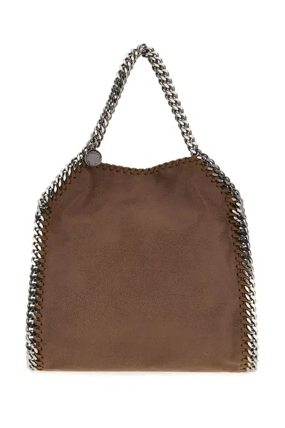 Shop Stella Mccartney Mini 'falabella' Tote Bag In Brown