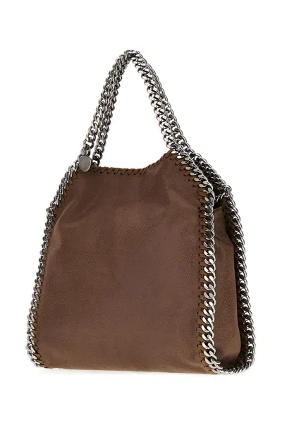 Shop Stella Mccartney Mini 'falabella' Tote Bag In Brown