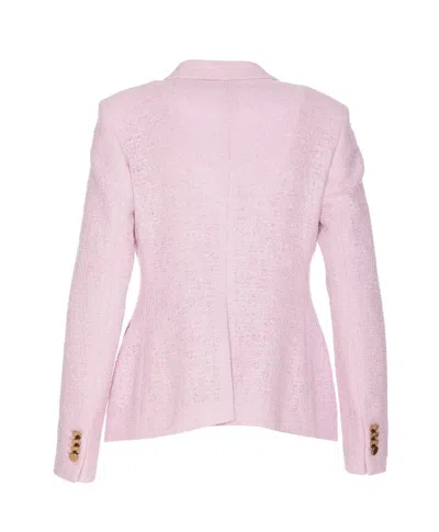 Shop Tagliatore Double-breasted Jacket In Pink