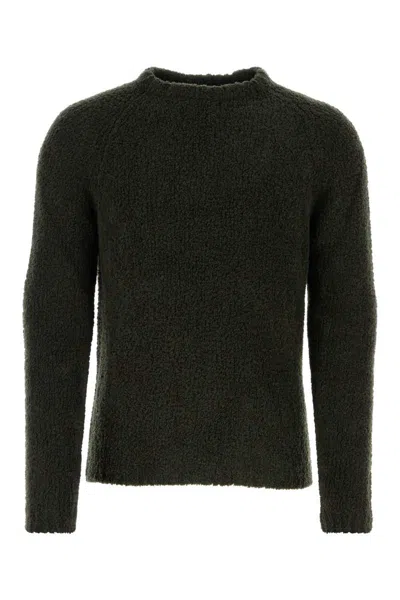 Shop Ten C Dark Green Wool Blend Sweater