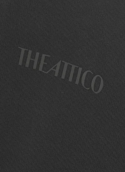 Shop Attico The  Cotton Sweatshirt In Black