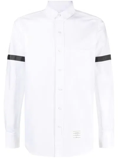Shop Thom Browne Armband Shirt Clothing In White