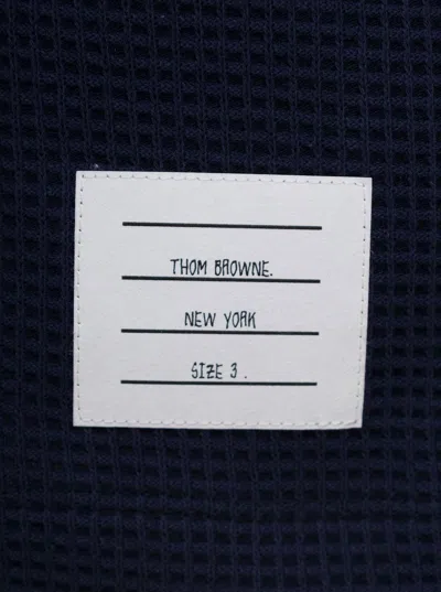 Shop Thom Browne Cotton Bermuda Shorts In Blue