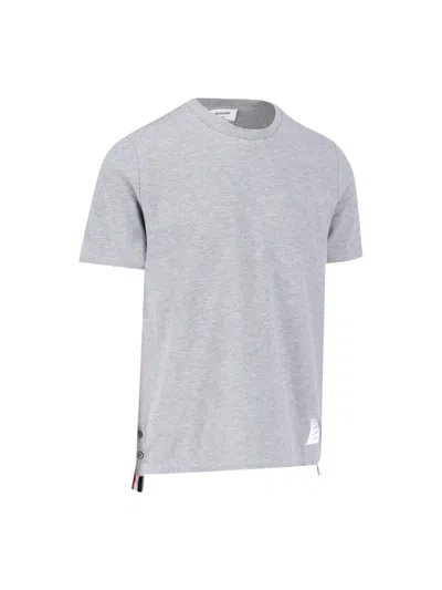 Shop Thom Browne T-shirts In Grey