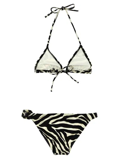 Shop Tom Ford Zebra Bikini In White/black
