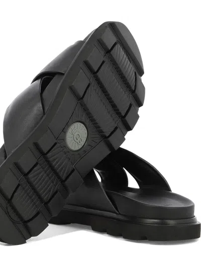 Shop Ugg "capitola" Sandals In Black