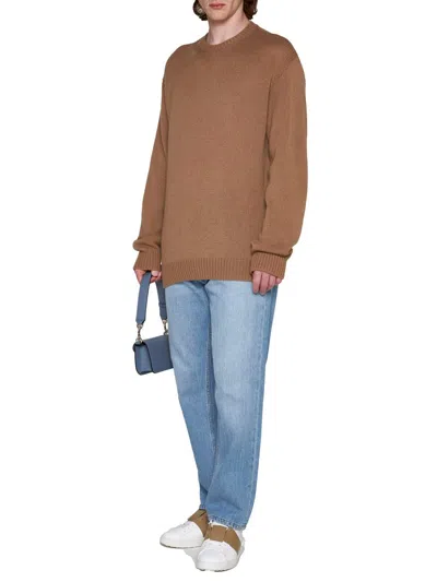 Shop Valentino Sweaters In Camel