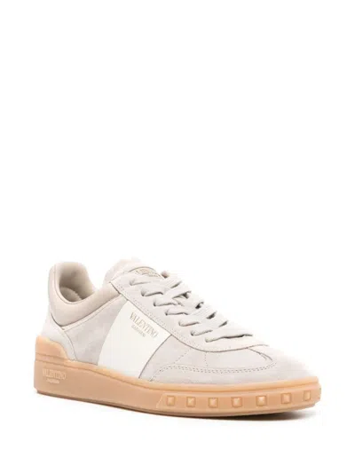 Shop Valentino Garavani Sneakers In Rockbeiivobeirbeiplaamb