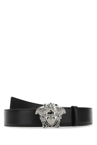 Shop Versace Belt In Black