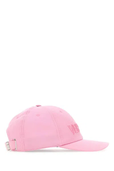 Shop Versace Hat In Palepink