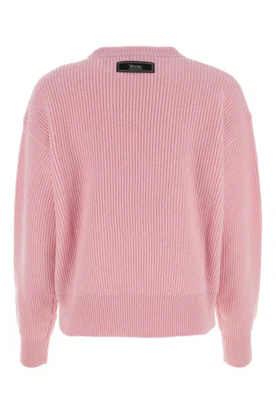 Shop Versace Logo Sweater In Pink