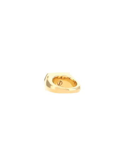 Shop Versace Rings In Gold