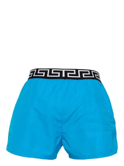 Shop Versace Underwear Sea Clothing In Desden Blue+black Whit