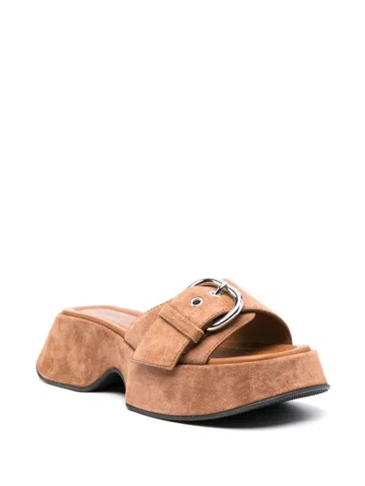 Shop Vic Matie Sandals In Brown