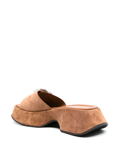 Shop Vic Matie Sandals In Brown
