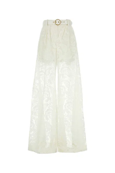 Shop Zimmermann Trousers In White