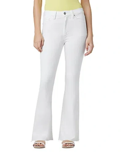 Shop Hudson Holly High Rise Flared Jeans In Spring White