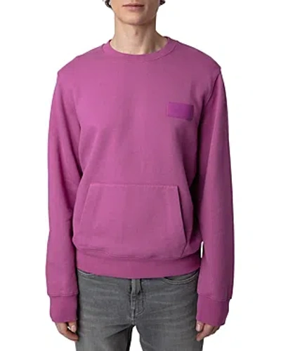 Shop Zadig & Voltaire Aime Mo Blason Sweatshirt In Anemone