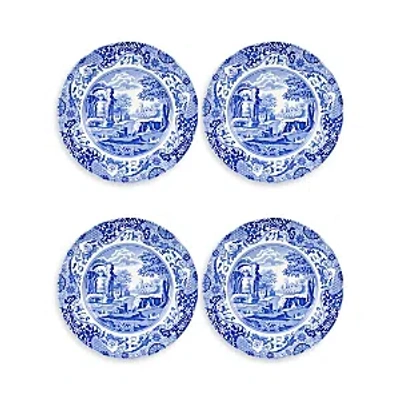 Royal Worcester & Spode Blue Italian Dinner Plate, Set Of 4 In Blue