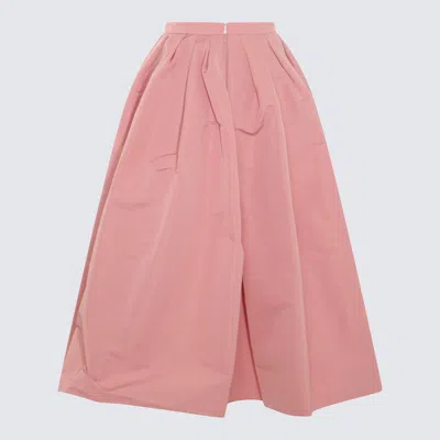 Shop Alexander Mcqueen Skirts In Pale Pink