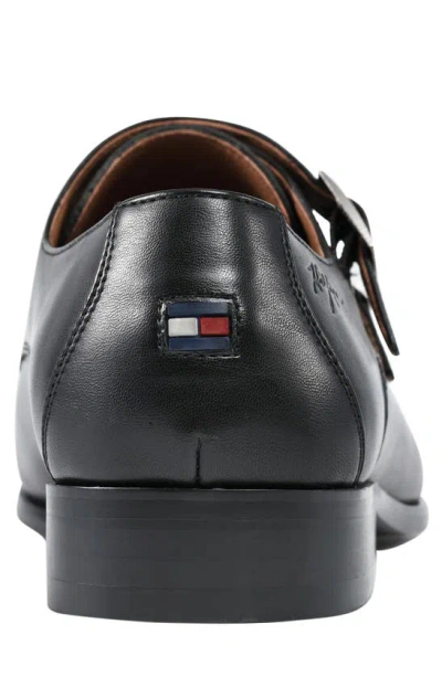 Shop Tommy Hilfiger Summy Double Monk Strap Shoe In Black