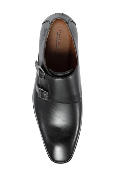 Shop Tommy Hilfiger Summy Double Monk Strap Shoe In Black