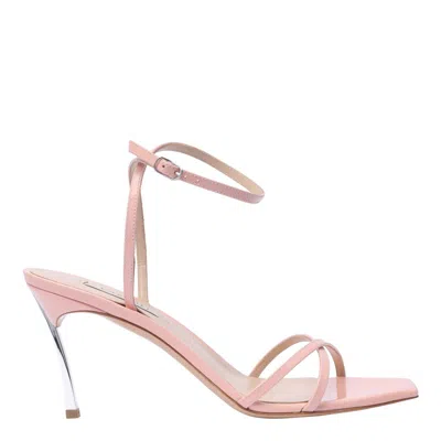 Shop Casadei Sandals In Pink