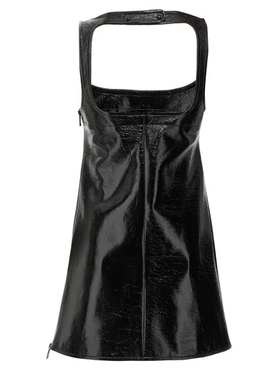 Shop Courrèges 'reedition' Dress In Black