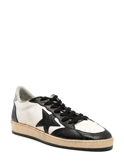 Shop Golden Goose Sneakers In White/black/grey