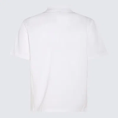 Shop Lanvin White Cotton Polo Shirt