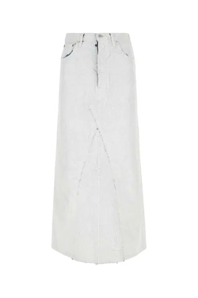 Shop Maison Margiela Skirts In White