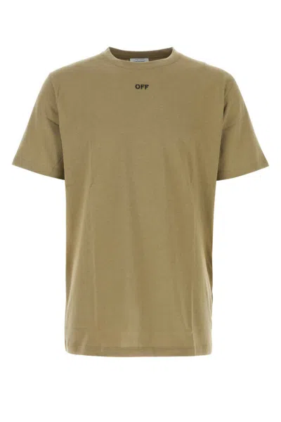 Shop Off-white Off White T-shirt In Green