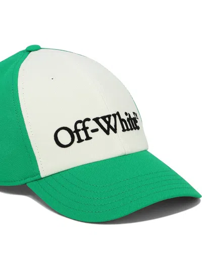 Shop Off-white "drill Logo" Cap In Green