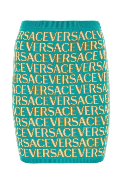 Shop Versace Skirts In Printed