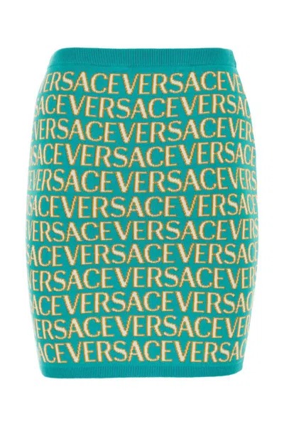 Shop Versace Skirts In Printed