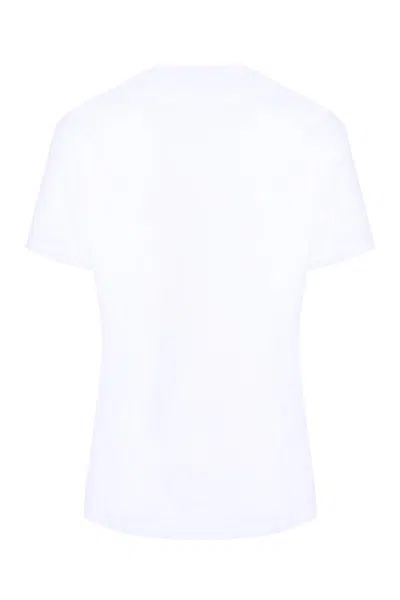 Shop Vivienne Westwood Cotton Crew-neck T-shirt In White