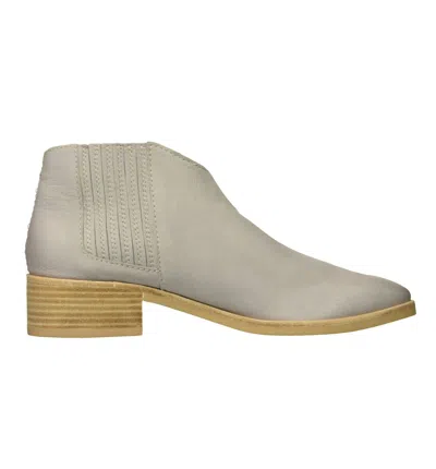 Shop Dolce Vita Towne Ankle Boot In Ice Blue Nubuck In White