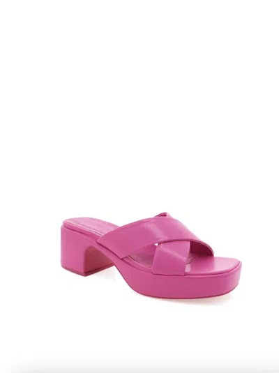 Shop Billini Pennie Sandals In Lipstick In Pink