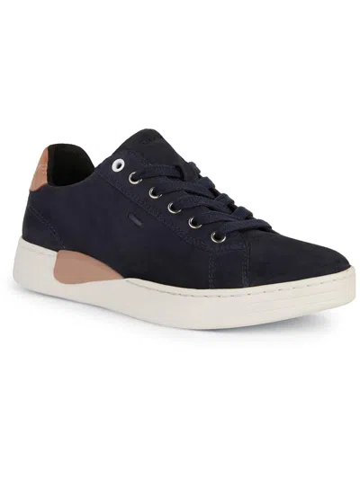 Shop Geox Respira Lauressa Womens Suede Lifestyle Casual And Fashion Sneakers In Multi